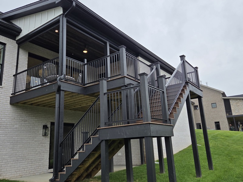 Custom deck and railing